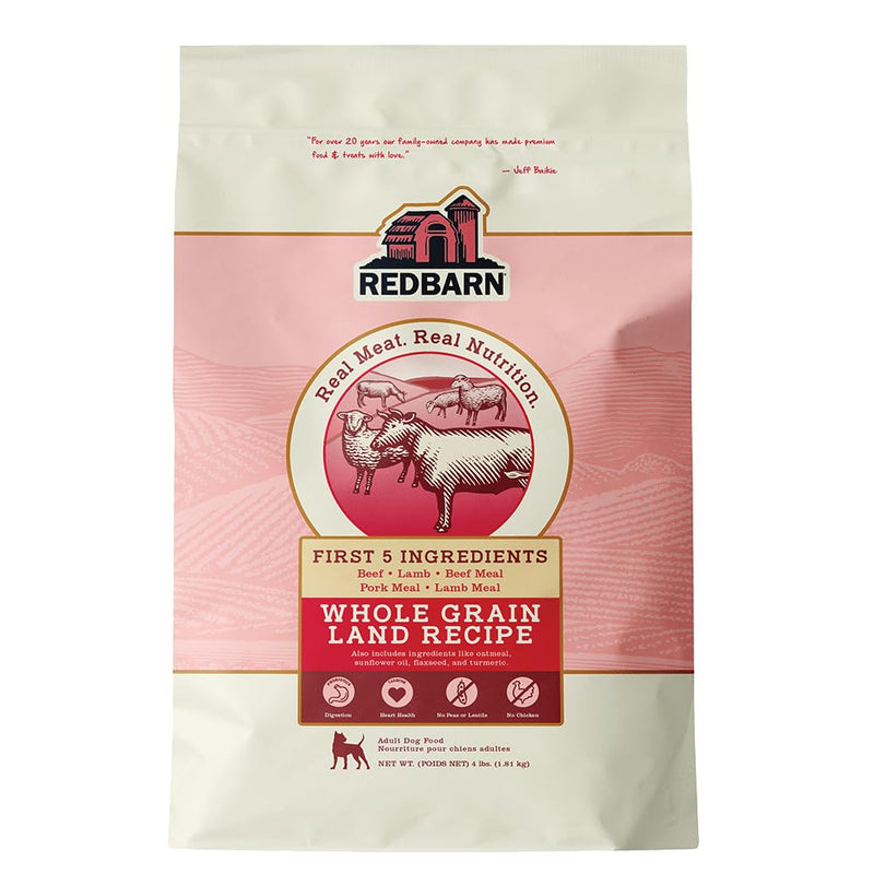 Redbarn Whole Grain Land Recipe Dog Food 4lb