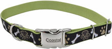 Ribbon Adjustable Dog Collar with Metal Buckle dog collar size large 18 - 26”