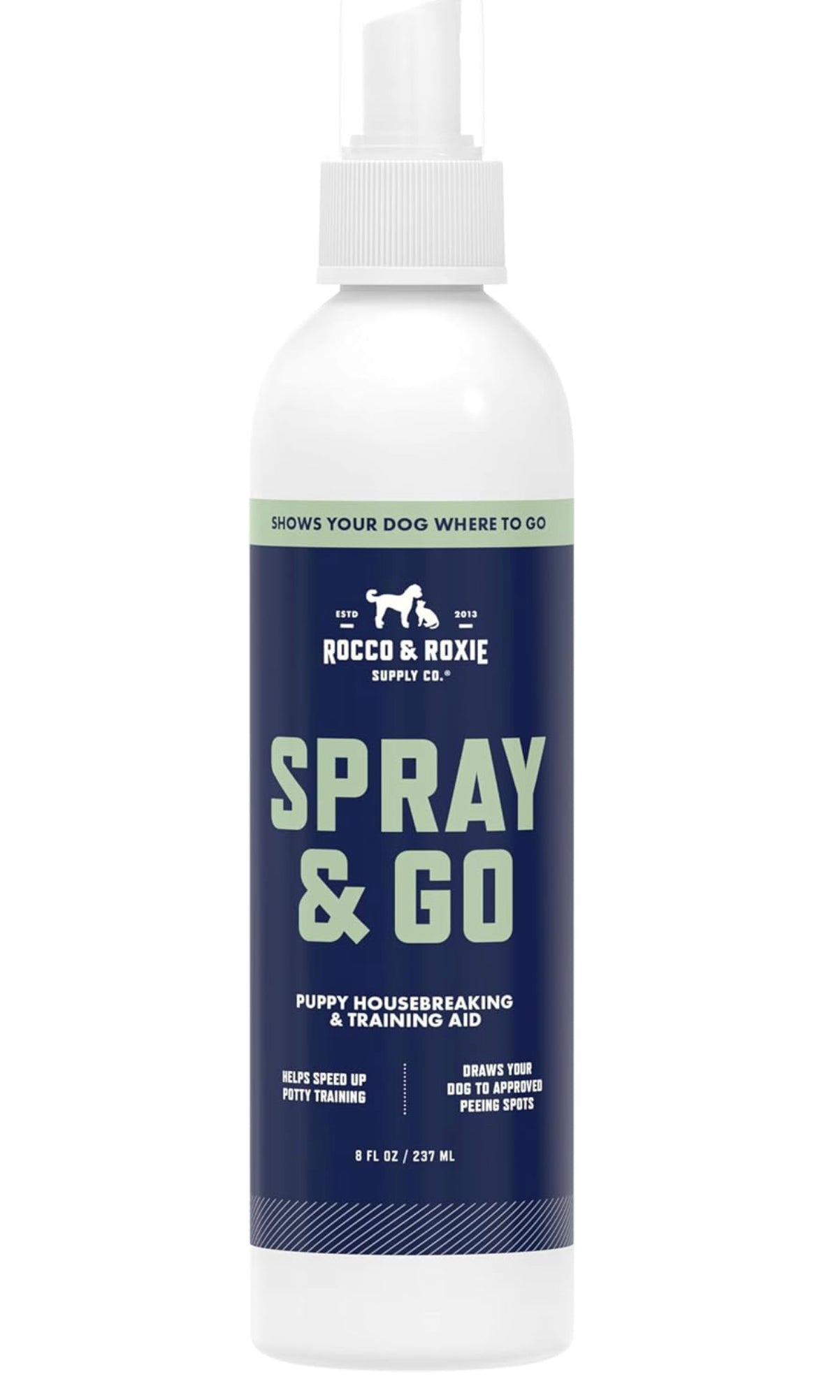 Rocco & Roxie Puppy Potty Training Go Here Spray for Dogs - Attract Dog to Pee in One Spot - Behavior and Housebreaking Aids Indoor and Outdoor