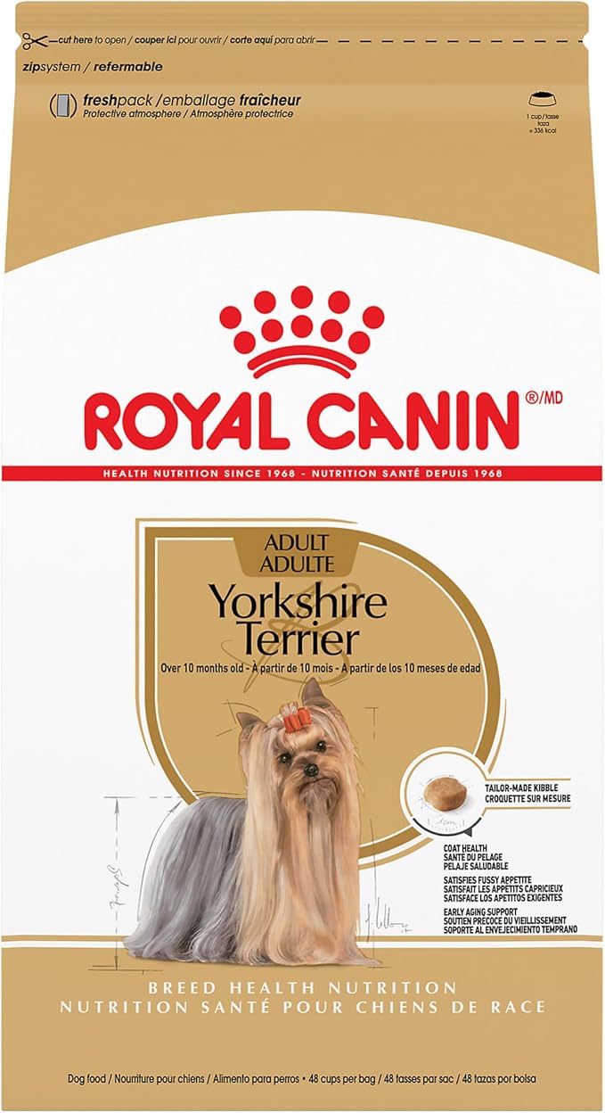 Royal Canin Breed Health Nutrition Yorkshire Terrier Breed Specific Adult Dog Dry Food