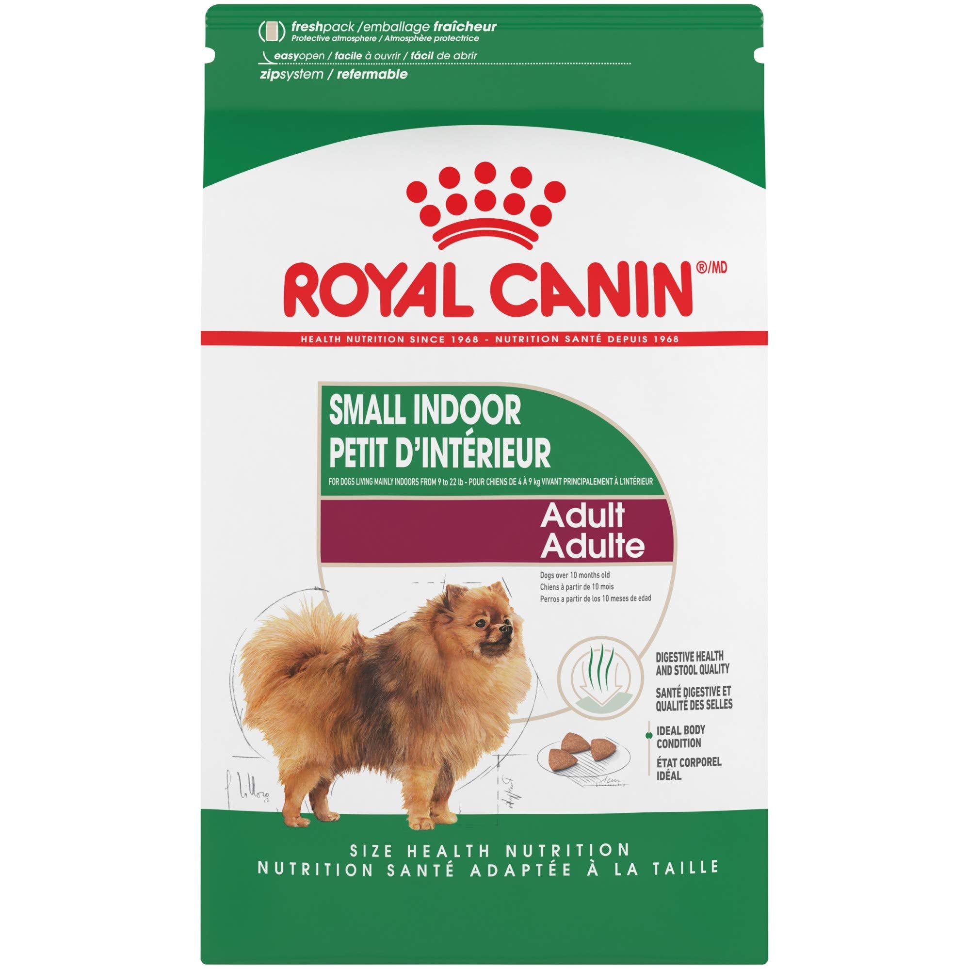 Royal Canin Small Indoor Adult Dry Dog Food, 2.5 lb Bag - Tailored Nutrition for Indoor Small Breed Dogs