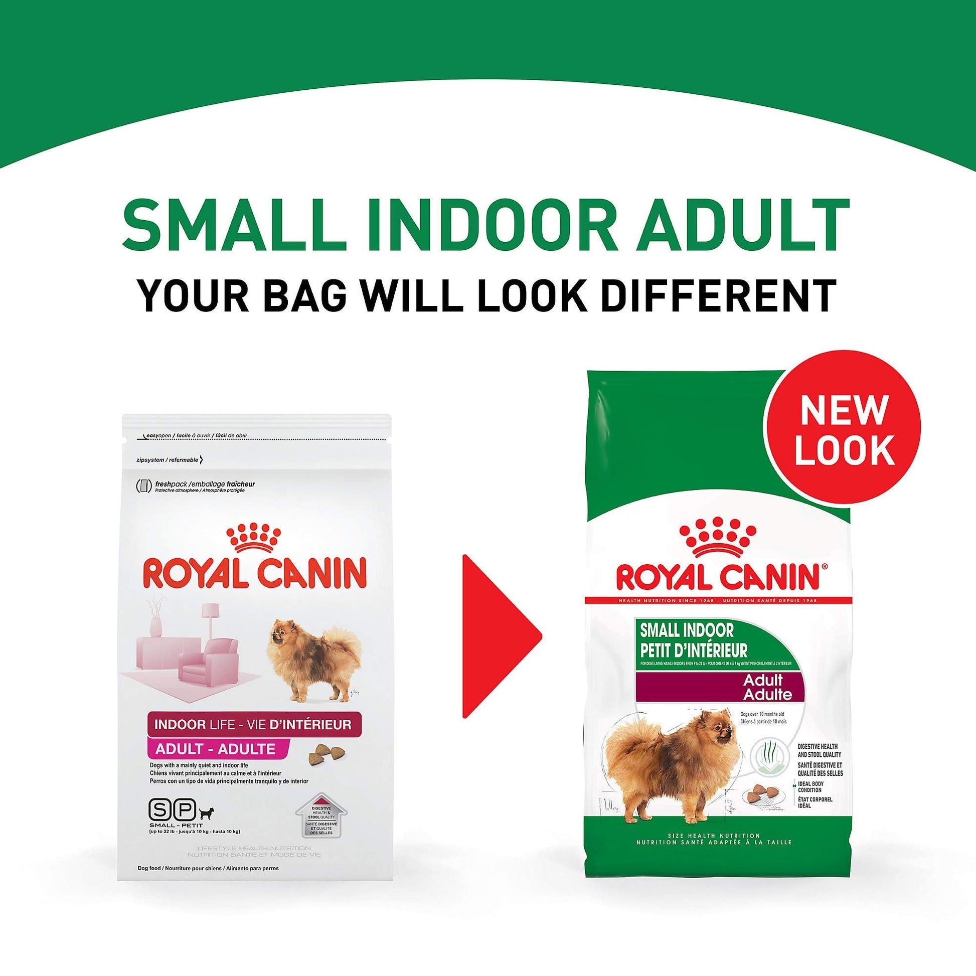 Royal Canin Small Indoor Adult Dry Dog Food, 2.5 lb Bag - Tailored Nutrition for Indoor Small Breed Dogs