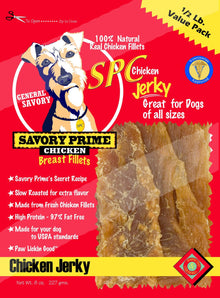 Savory Prime 8 Oz Chicken Jerky for Dogs 30008