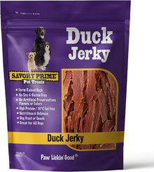 Savory prime duck jerky pet treats 3lb