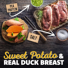 Savory Prime Duck & Sweet Potato Jerky Dog Treats, 1 - lb bag