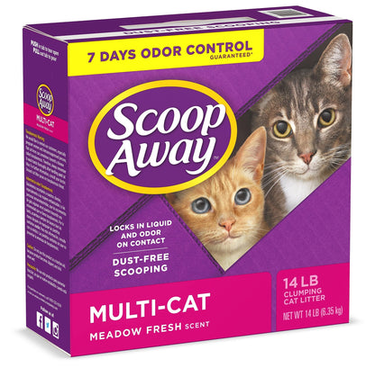 Scoop Away Multi - Cat, Scented Litter - 14 Lb
