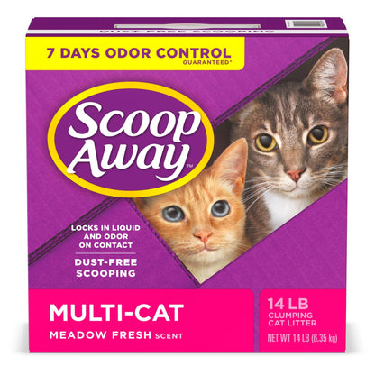 Scoop Away Multi - Cat, Scented Litter - 14 Lb