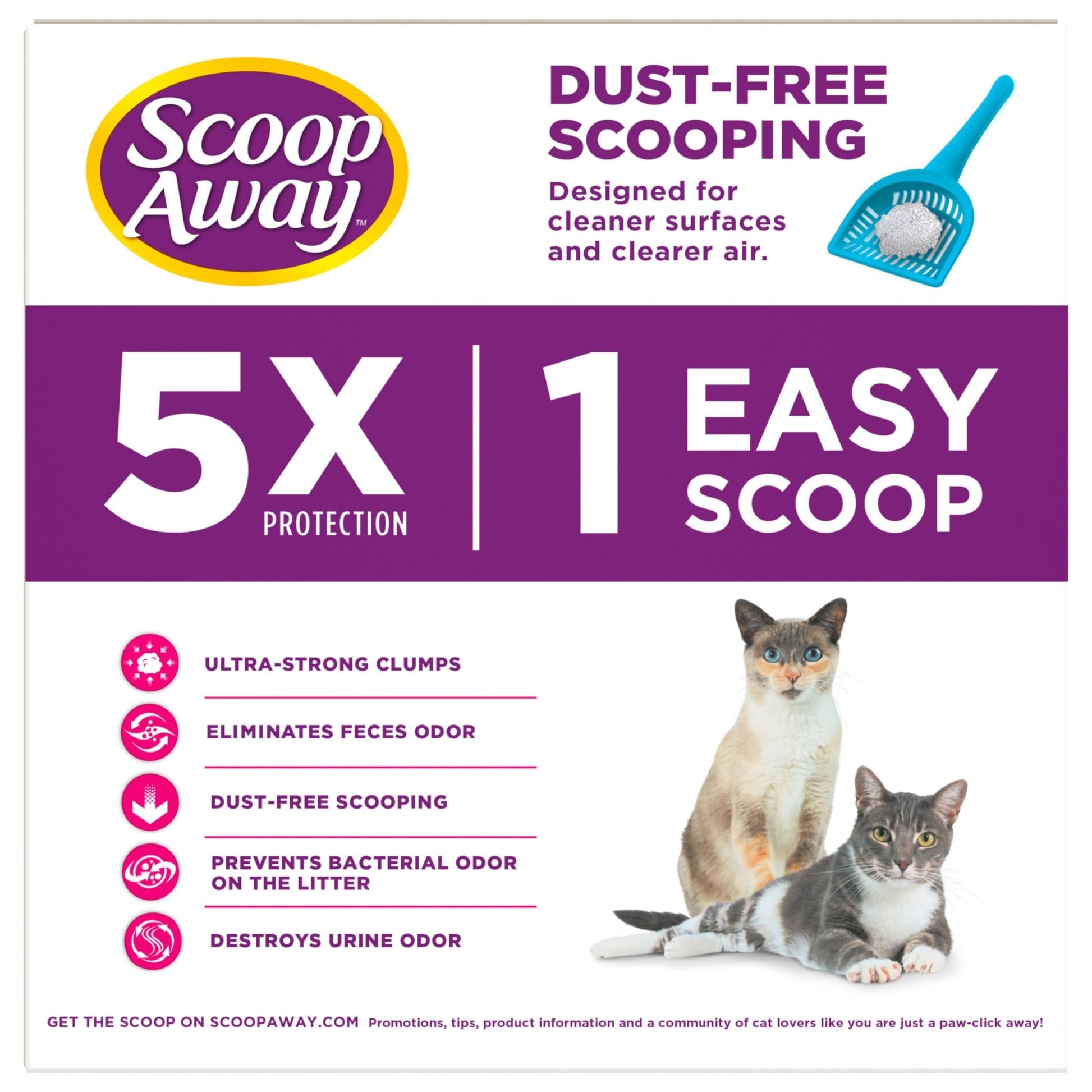 Scoop Away Multi - Cat, Scented Litter - 14 Lb