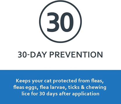 Sentry Fiproguard for Cats, Flea and Tick Prevention for Cats (1.5 Pounds and Over), Includes 3 Month Supply of Topical