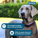 Seresto Large Dog Vet - Recommended Flea & Tick Treatment & Prevention Collar for Dogs Over 18 lbs. - 8 Months Protection