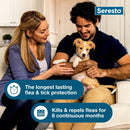 Seresto Small Dog Vet - Recommended Flea & Tick Treatment & Prevention Collar for Dogs Under 18 lbs - 8 Months Protection