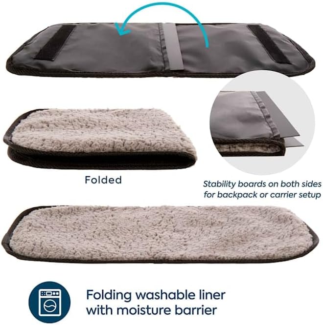 Sherpa Deluxe Guarenteed On Board Convertible Pet Carrier & Backpack, 17" L X 11" W X 10.5" H