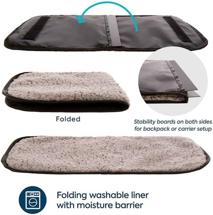 Sherpa Deluxe Guarenteed On Board Convertible Pet Carrier & Backpack, 17" L X 11" W X 10.5" H