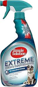 Simple solution extreme stain & odor remover 3x cleaning power 32oz pet cleaning spray