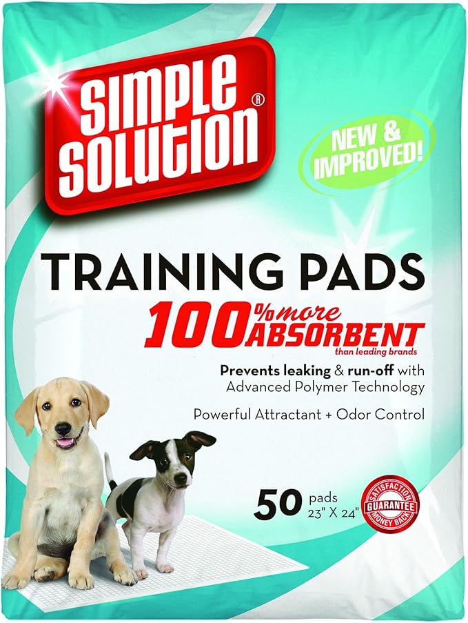 Simple solution training premium dog pads 50 pads – Rowdy & Archie Pet Shop