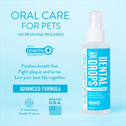 Skout'S Honor: Advanced Dental Drops For Dogs & Cats 4Oz