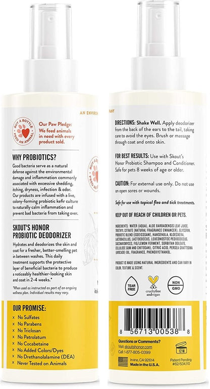 Skouts Honor Dog Deodorizer Honeysuckle For Pets - 8Oz