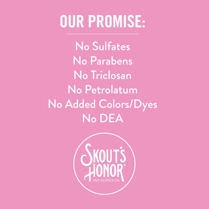 SKOUT'S HONOR Pet Deodorizer Spray - Hydrating Daily - Use with Avocado Oil & Omega - 3s, Paraben & Sulfate - Free, 97% Natural, 8oz, Happy Puppy