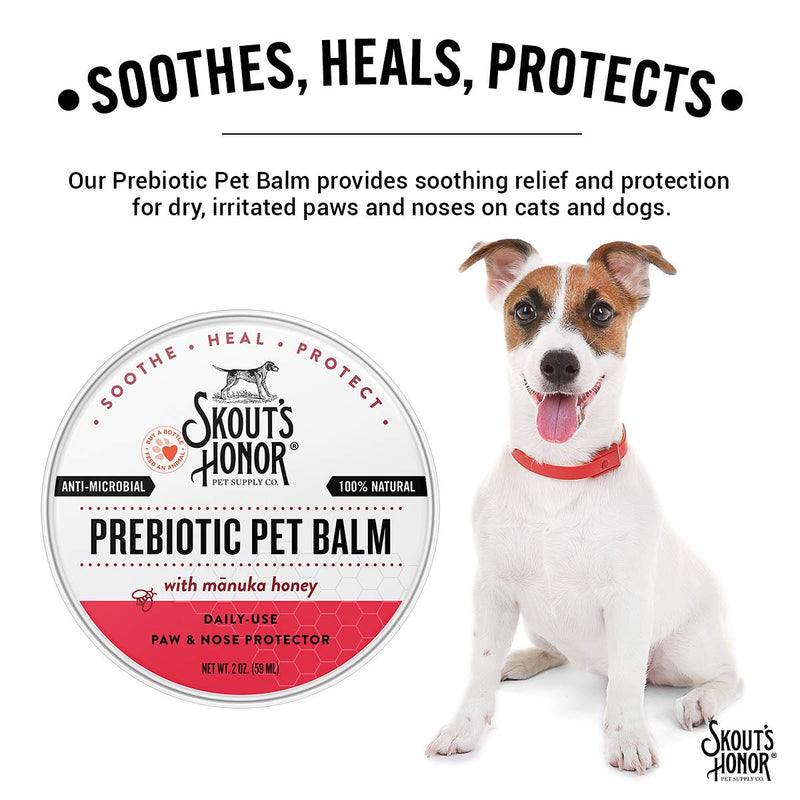 SKOUT'S HONOR Probiotic Pet Balm with Manuka Honey - 2 oz