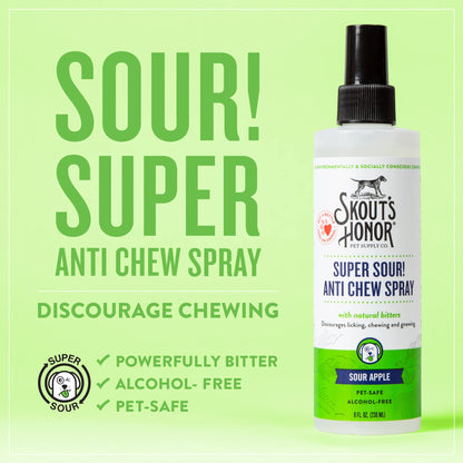Skout'S Honor, Super Sour Anti - Chew Spray, 8 Ounce