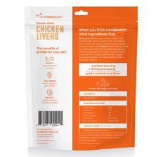 smallbatch Freeze - Dried Liver Treats for Dogs & Cats – Single - Ingredient, Protein - Rich, All - Natural Snacks – 100% Humanely Sourced – No Additives or Preservatives – (3.5 oz, Chicken)