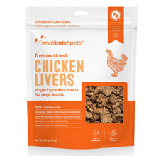 smallbatch Freeze - Dried Liver Treats for Dogs & Cats – Single - Ingredient, Protein - Rich, All - Natural Snacks – 100% Humanely Sourced – No Additives or Preservatives – (3.5 oz, Chicken)