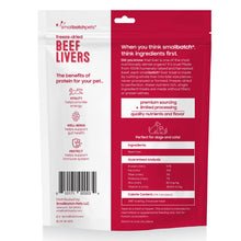 smallbatch Freeze - Dried Liver Treats for Dogs & Cats – Single - Ingredient, Protein - Rich, All - Natural Snacks – 100% Humanely Sourced – No Additives or Preservatives – (4 oz, Beef)