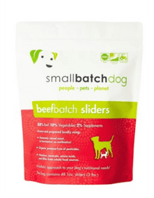 Smallbatch Frozen Dog Food 1 Oz Sliders | Beef 3 Lbs – High - Quality Raw Food for Dogs (Local Delivery or In - Store Pickup Only)