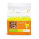 smallbatch Pets Freeze - Dried Chicken Bites for Dogs & Cat - 7 oz - Organic Produce - Humanely Sourced Meat - Single Source Protein - Mixer & Topper - Healthy with Tumeric and Probiotics