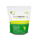 Smallbatch Pets Freeze - Dried Premium Raw Food Diet for Dogs, Duck Recipe, 14 oz, Made in The USA, Organic Produce, Humanely Raised Meat, Hydrate and Serve Patties, Single Source Protein, Healthy