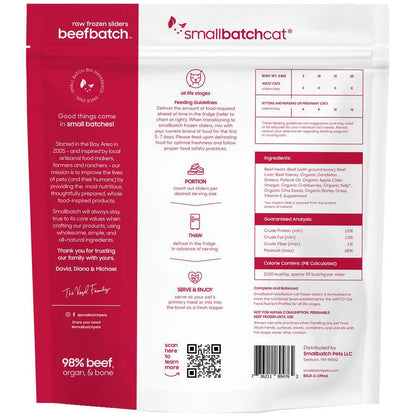 Smallbatchcat frozen beefbatch 3lbs