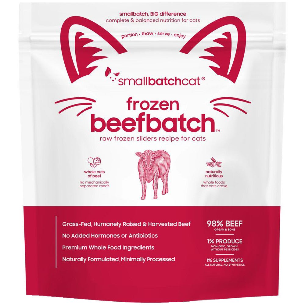 Smallbatchcat frozen beefbatch 3lbs