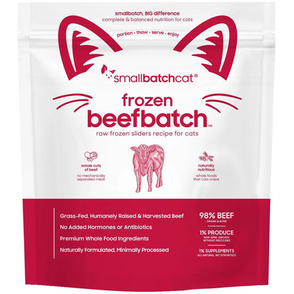 Smallbatchcat frozen beefbatch 3lbs