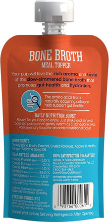 Solid Gold Bone Broth Turkey Bone Broth with Pumpkin and Ginger