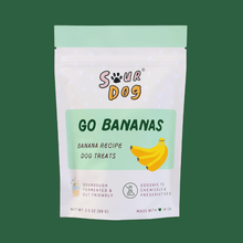 Sour dog go bananas dog treats