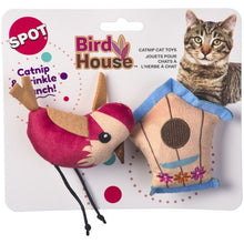 Spot bird house plush catnip toy