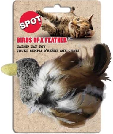 Spot birds of a feather catnip cat toy