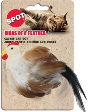 Spot birds of a feather catnip cat toy