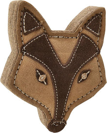 Spot dura fused leather chunkies dog toy fox head layered leather