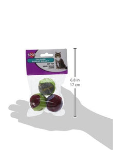 SPOT Ethical Burlap Balls Cat Toys - Assorted Colors