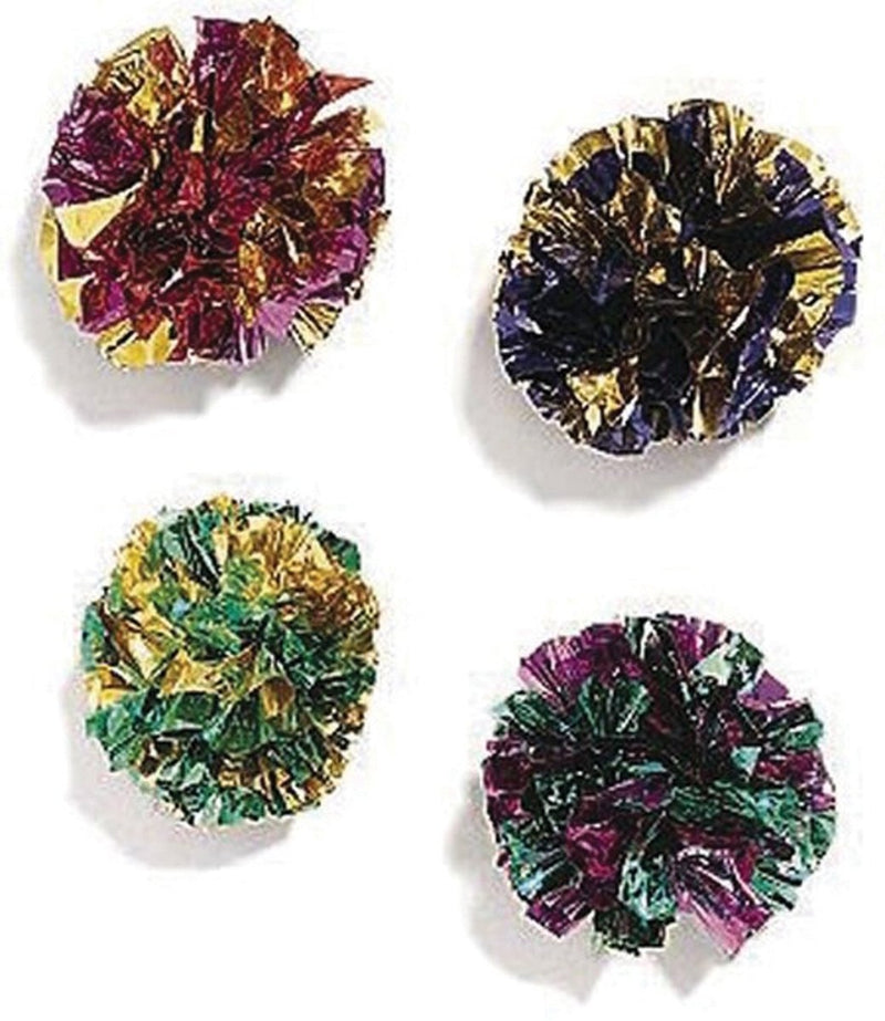 SPOT Ethical Mylar Balls Cat Toys - 1 - 1/2 - Inch 4 - Pack For All Breed Sizes