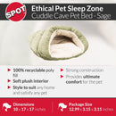 SPOT Ethical Pets Sleep Zone Cuddle Cave - Pet Bed for Cats and Small Dogs - 22x17