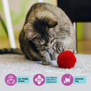 SPOT Ethical Wool Pom Poms with Catnip Cat Toy