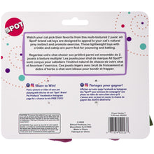 Spot flower garden catnip toy purple