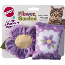 Spot flower garden catnip toy purple