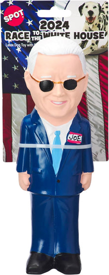 Spot latex dog toy with squeaker Joe Biden