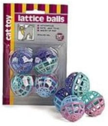 Spot lattice balls 4ct