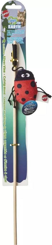 Spot love the earth insect teaser cat wand