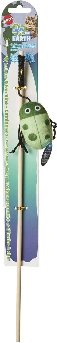 Spot love the earth insect teaser cat wand