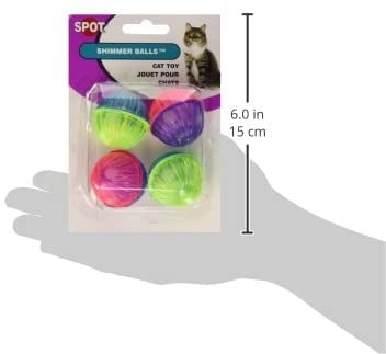 SPOT Shimmer Balls Cat Toys